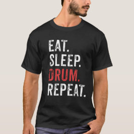 Upprepa Drummers Music Band Gift Tee