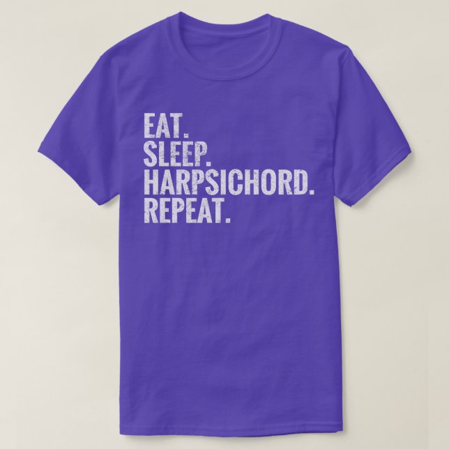 Upprepa Eat Ssov Harpsichord T Shirt (Design framsida)