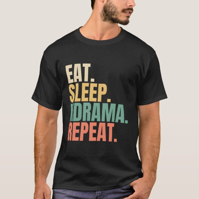 Upprepa Eat Ssov Kdrama T Shirt (Framsida)