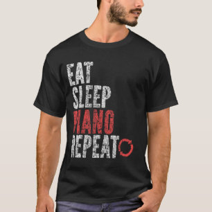 Upprepa Eat Ssov Piano T Shirt