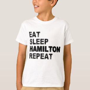 Upprepa Eat Sviloläge Hamilton T Shirt