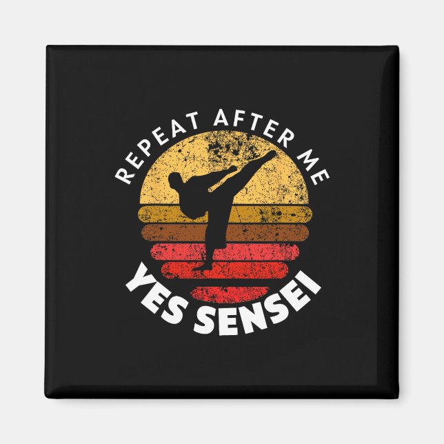 Upprepa efter mig Ja Sensei Magnet (Framsidan)