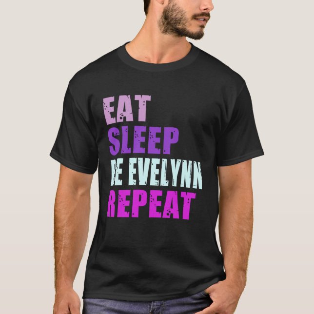 Upprepa Evelynn i viloläge T Shirt (Framsida)