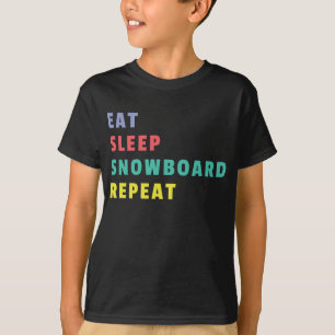Upprepa färgstarka barn i viloläge t shirt