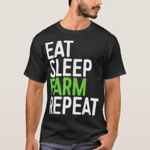 Upprepa Farmer Gift för näringsliv och viloläge T Shirt