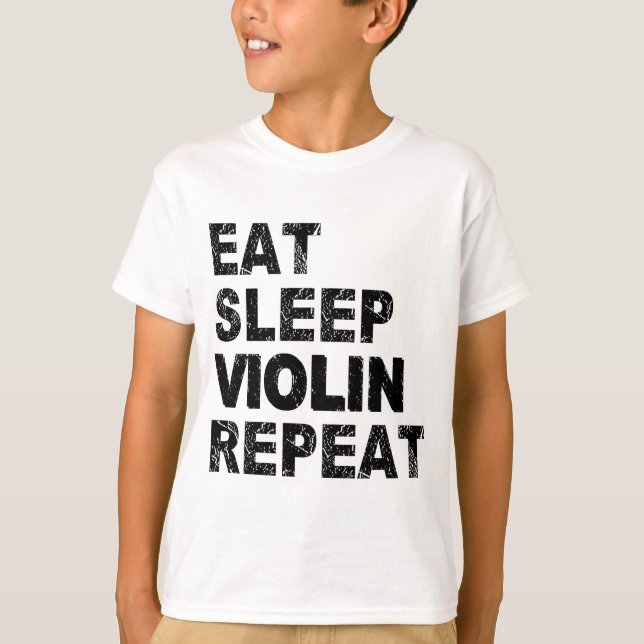 Upprepa fiol i viloläge t shirt (Framsida)