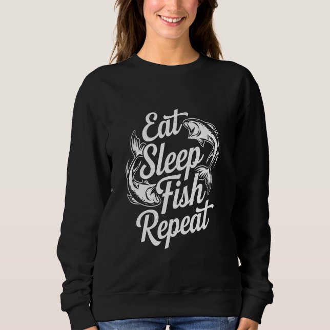 Upprepa fisk i viloläge t shirt (Framsida)
