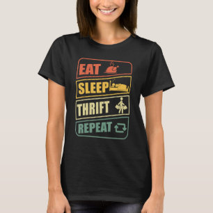 Upprepa Flea marknadstriftin för viloläge i vilolä T Shirt