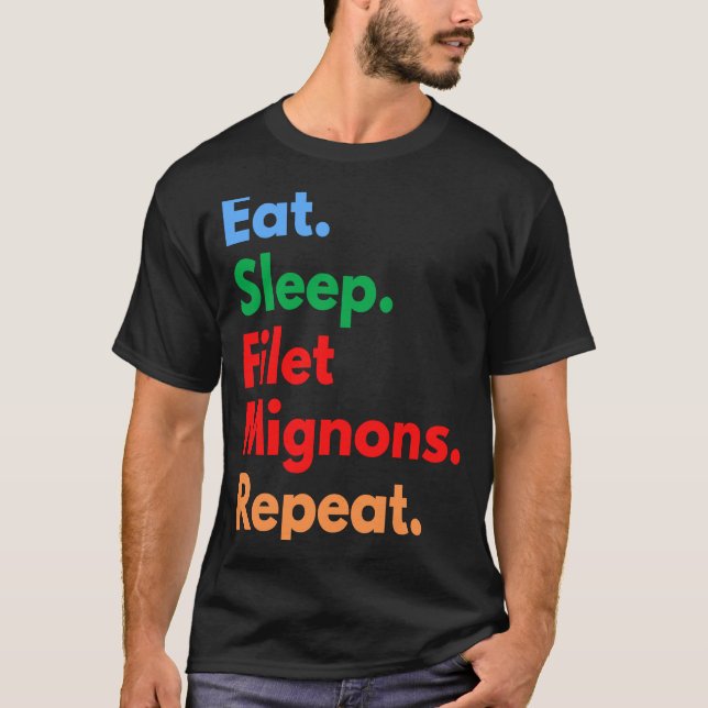 Upprepa för filén Mignon i viloläge T Shirt (Framsida)