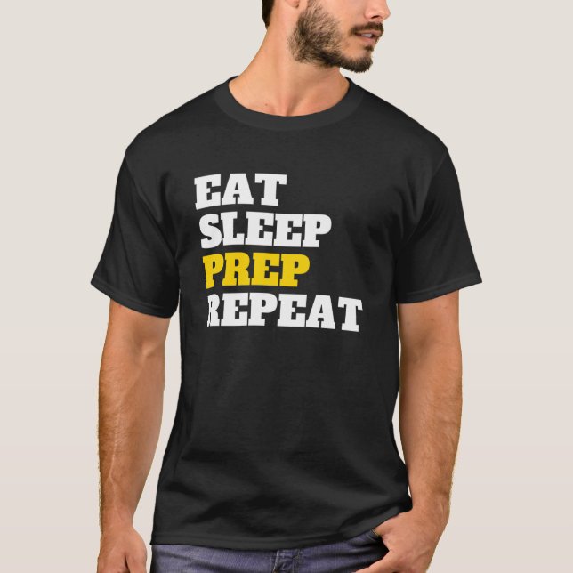 Upprepa förparade redskap och förparad sup t shirt (Framsida)