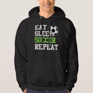 Upprepa fotbollsspelare 1 i viloläge hoodie