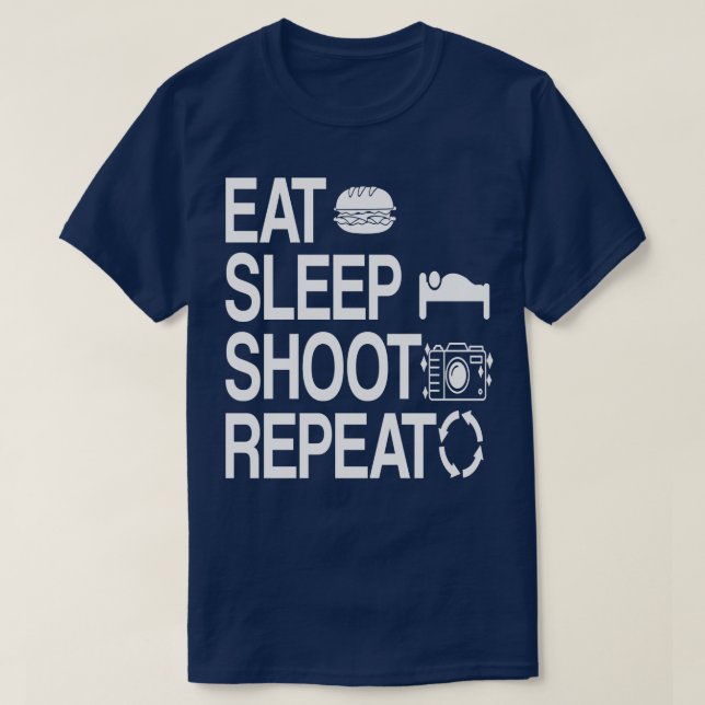 Upprepa fotografi av strömsparläge t shirt (Design framsida)