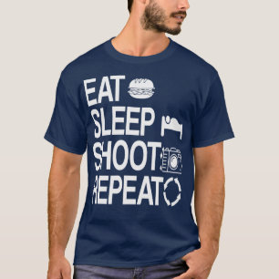 Upprepa fotografi av strömsparläge t shirt