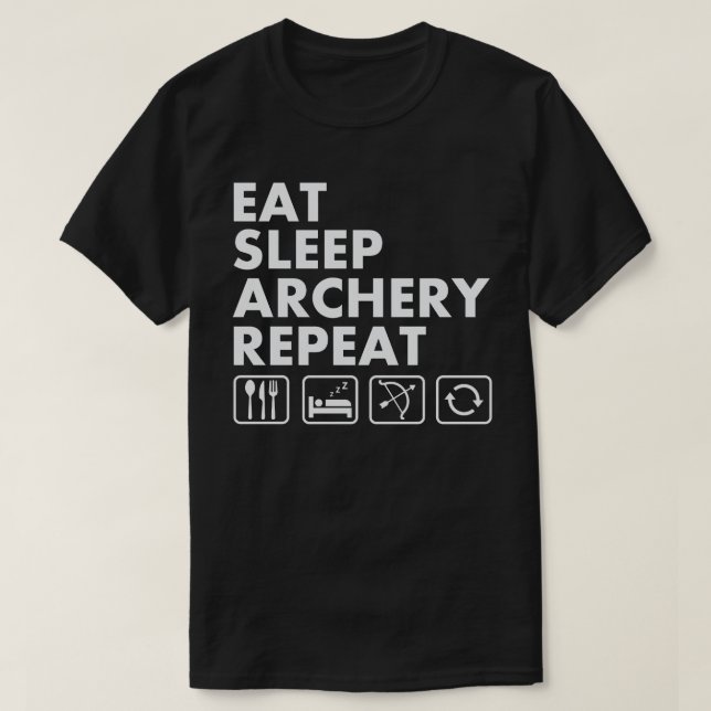 Upprepa funktionär i viloläge t shirt (Design framsida)