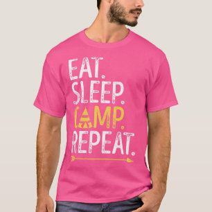 Upprepa funktionell camping i vilolägesklämma t shirt