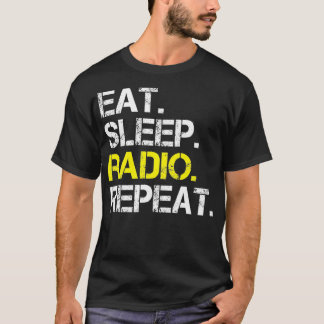 Upprepa funktionell Radio Älskare Gift T Shirt
