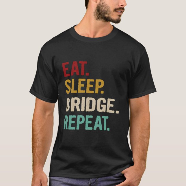 Upprepa funktionellt Bridge-spelkort G T Shirt (Framsida)