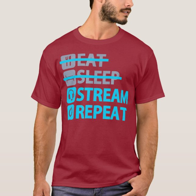 Upprepa funktionellt T för spel i viloläge Shirt (Framsida)
