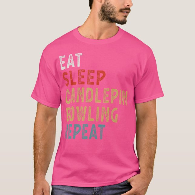 Upprepa funktions-ID för Eat Ssparpence Candlepin  T Shirt (Framsida)