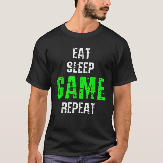 Upprepa gamerpresentationen av viloläge Tee Funny (Framsida)
