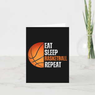 Upprepa gåva för basketboll i viloläge för basketb kort