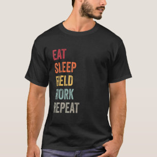 Upprepa geologin i Eat-viloläget Fält, Student Sc T Shirt