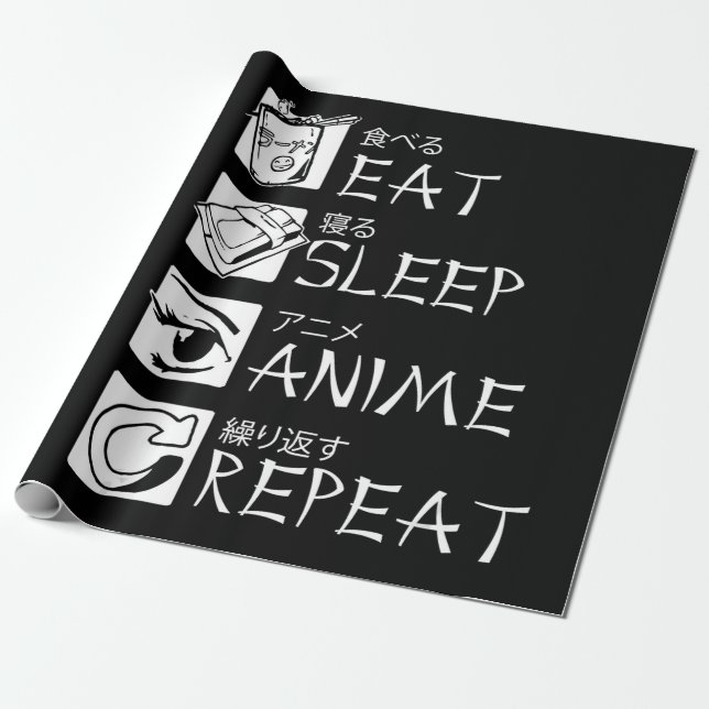 Upprepa Gift Idea Cosplayer Presentpapper (Utrullad)