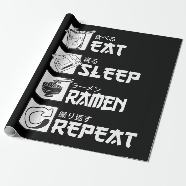 Upprepa Gift Idea Cosplayer Presentpapper (Utrullad)