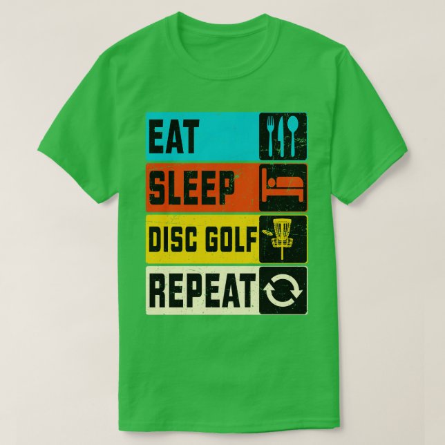 Upprepa golf för viloläge i viloläge t shirt (Design framsida)