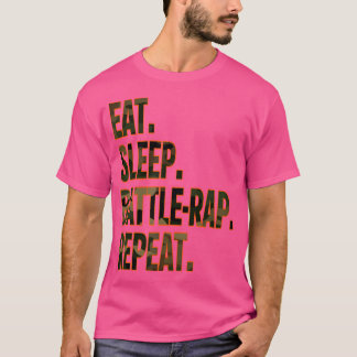 Upprepa Hip hop Rap för viloläge vid viloläge T Shirt