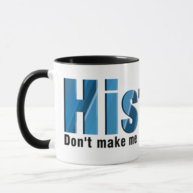 Upprepa historikblått mugg (Vänster)