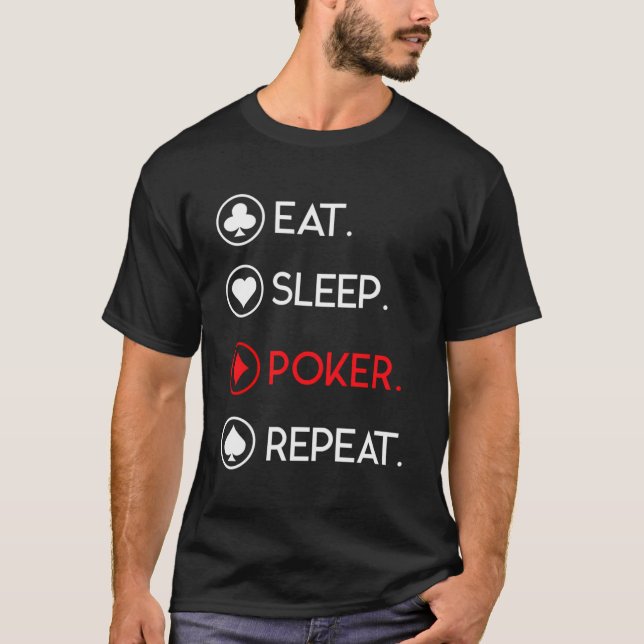 Upprepa Hoodie i viloläge T Shirt (Framsida)