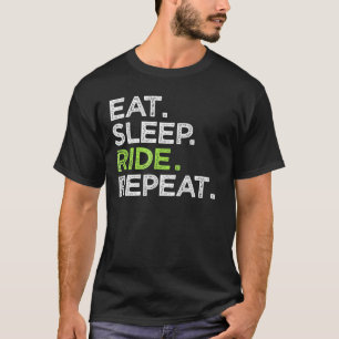 Upprepa Horse Riding Kärlek Bike Moto T Shirt