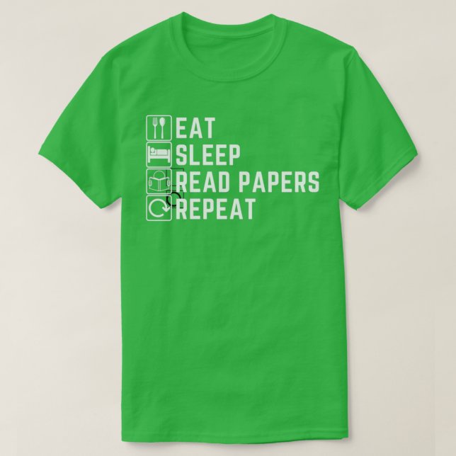 Upprepa  i viloläge i viloläge t shirt (Design framsida)