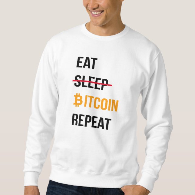 Upprepa inga vilobitars sömn lång ärmad tröja (Framsida)