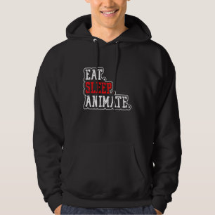 Upprepa inget viloläge för animatorn hoodie