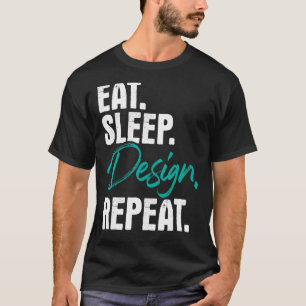 Upprepa Insida för hemmakontoret med viloläge T Shirt