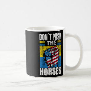 Upprepa Inte Hästarna - Roligt Meme-citat För Sark Kaffemugg