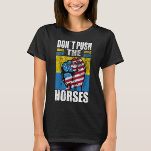 Upprepa Inte Hästarna - Roligt Meme-citat För Sark T Shirt