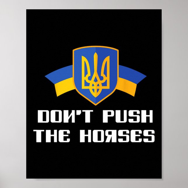 Upprepa inte hästarna Ukraina boxning Poster (Framsidan)