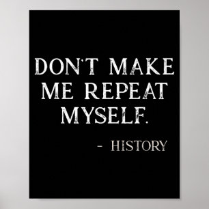 Upprepa inte mig Rolig historiefantast Poster