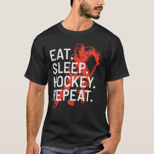 Upprepa ishockey-spelaren Retro VI T Shirt