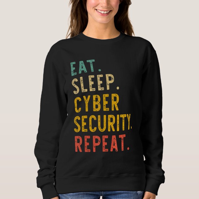 Upprepa IT-säkerhet i viloläge V T Shirt (Framsida)