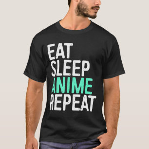 Upprepa japansk animering Älskare T Shirt