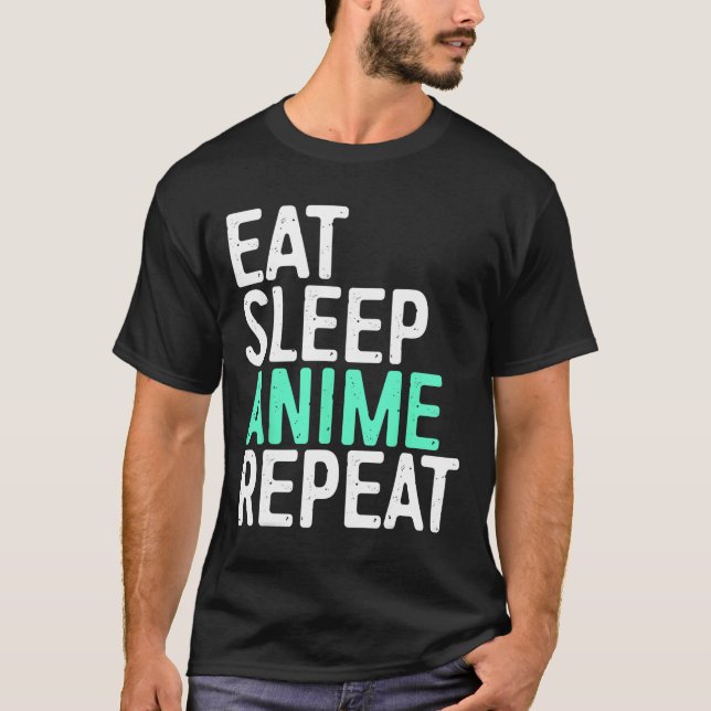 Upprepa japansk animering Älskare T Shirt (Framsida)