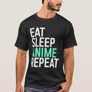 Upprepa japansk animering i viloläge t shirt