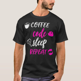 Upprepa Kaffekod för könsläkemedel T Shirt