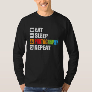 Upprepa kameran - viloläge - viloläge - livstid t shirt