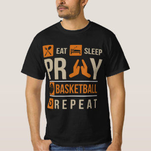 Upprepa katolsk Idrottsman i matstrupspray Basketb T Shirt