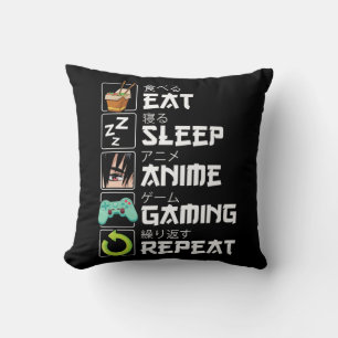 Upprepa Kawaii Otaku Anime M Kudde